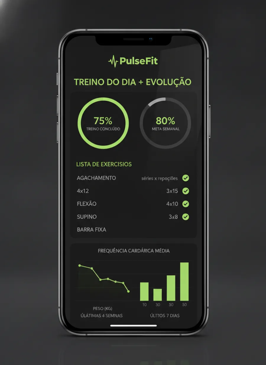 Tela 2 do app PulseFit