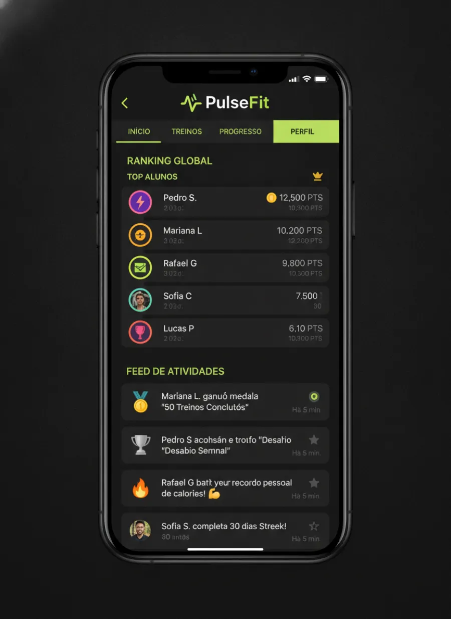 Tela 3 do app PulseFit